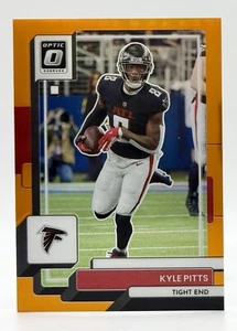 2022 Donruss Optic Orange Prizm #9 Kyle Pitts 76/199 Atlanta Falcons - Picture 1 of 2