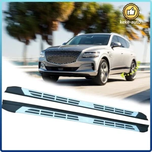 Apto para Hyundai Genesis GV80 2021-2023 estriberas peldaños laterales pedales barra Nerf - Imagen 1 de 8