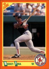 1990 Score Rookie/Traded Baseball Card #104T Mickey Pina Rookie