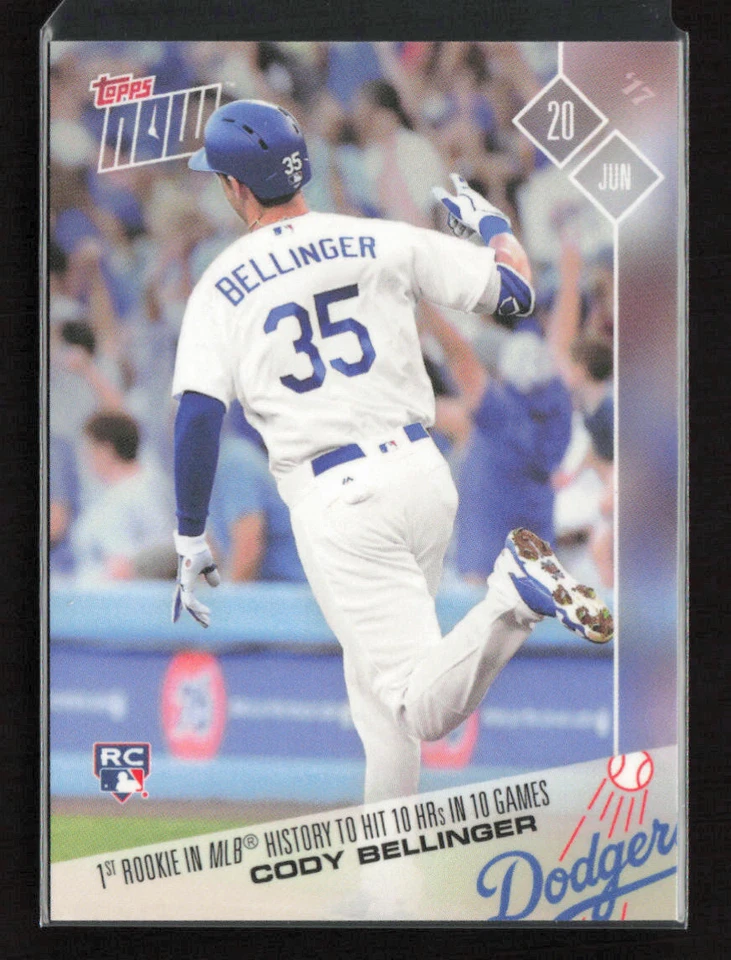 2017 Topps Now #272 Cody Bellinger Los Angeles Dodgers - Image 1 of 2