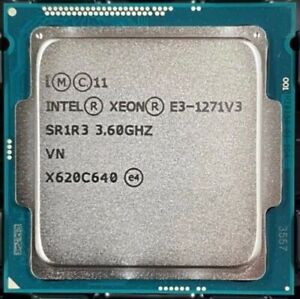 Intel Xeon E3-1271 V3 LGA-1150 SR1R3 3.6GHZ 4Core CPU Processor 1271V3