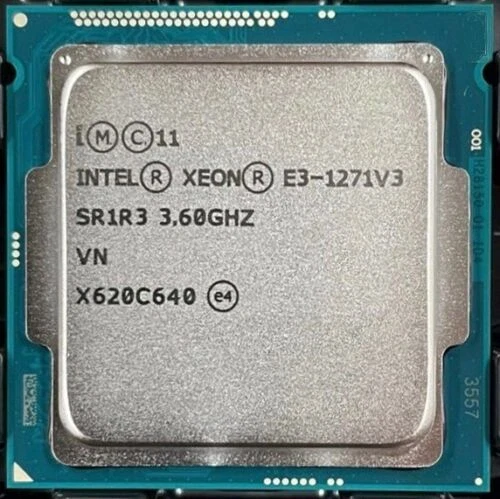 Intel Xeon E3-1271 V3 LGA-1150 SR1R3 3.6GHZ 4Core CPU Processor 1271V3 - Image 1 of 1