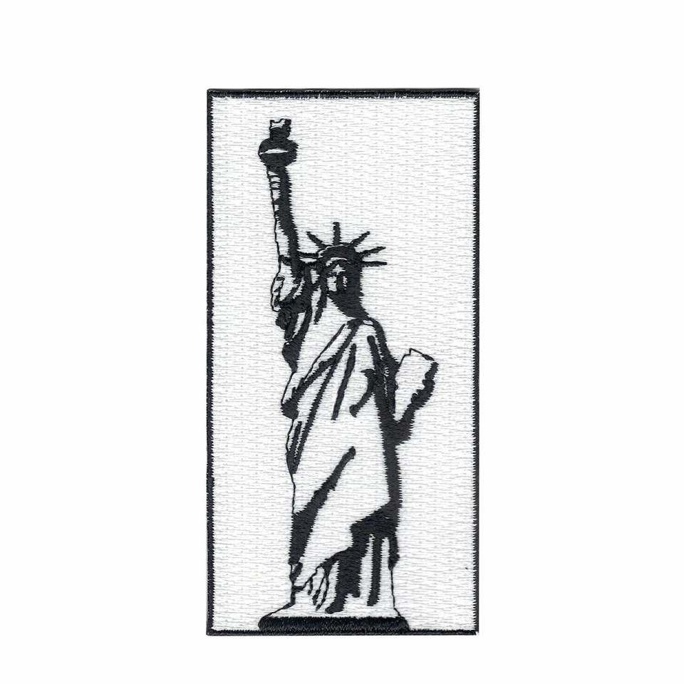 Statue Of Liberty New York City Iron On Embroidered Applique Patch - Image 1 of 1