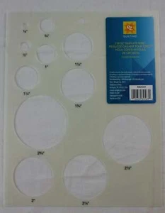 EZ Quilting Circle Template Sheet - Picture 1 of 1