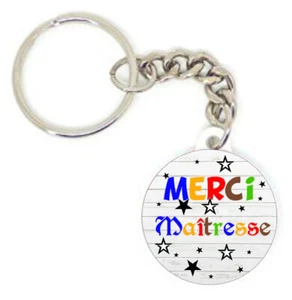 Schlüsselanhänger Abzeichen DANKE HERRIN Geschenkidee ORIGINAL PERSONALISIERUNG 37MM RUND - Bild 1 von 2