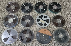 7" Reel To Reel Tapes Lot of 12 Scotch 3M + Variety - Foto 1 di 8