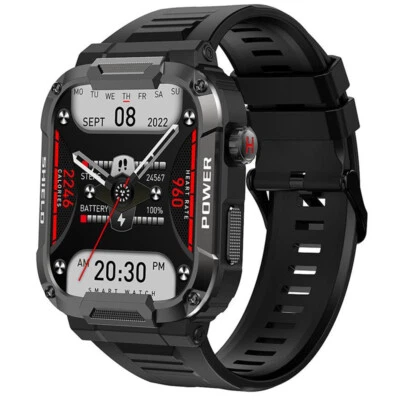 Men Bluetooth Calls Watches Boys Music Playback Fitness Tracker Sport Smartwatch - Image 1 of 4