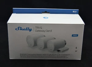Shelly Blu TRV & Blu Gateway Gen3, Bluetooth, WLAN-fähig, 3x Thermostat + 1x - Bild 1 von 4