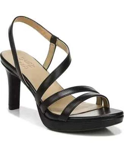 Naturalizer Women's Brenta Strappy Dressy Strappy Sandals, Black Size 9M - Picture 1 of 7