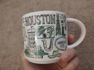 Starbucks Houston Been There Series Ceramic Coffee Mug Cup14 Oz - Picture 1 of 5