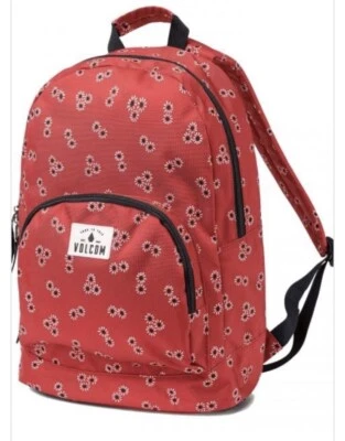 Volcom Schoolyard Poly Backpack Rad Red - Image 1 of 4