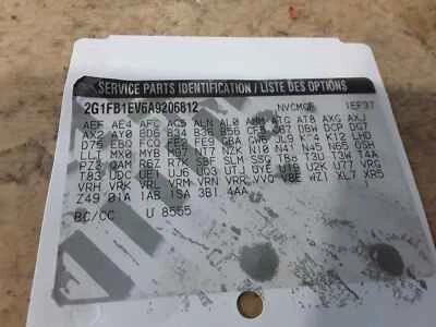 Used Automatic Transmission Assembly fits: 2010 Chevrolet Camaro AT 3.6 Grade B - Image 1 of 4