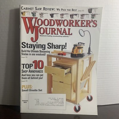 Vintage Woodworker’s Journal February 2010 Build The Ultimate Sharpening Station - Image 1 of 4