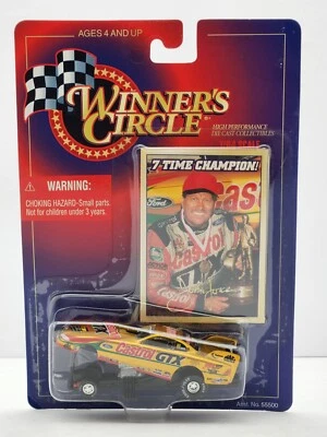 Winner's Circle LIFETIME SERIES John Force 7 X Champ' Castrol GTX Gold FORD 1:64 - Image 1 of 4