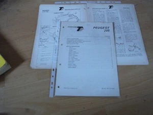 Manual de reparación de carrocería Peugeot 205 5 puertas - 1983 raro manual Thatcham Mira - Imagen 1 de 1