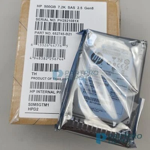 HP 653953-001 652745-B21 500GB 7.2K 2.5" 6G DP G8 SAS MDL HARD DRIVE - Picture 1 of 8