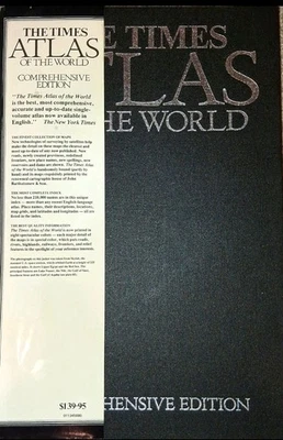 Large The Times 1981 Atlas Of The World Comprehensive edition NEW - Image 1 of 4