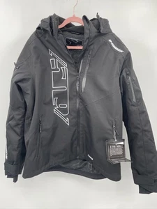 Chaqueta de moto de nieve 509 R-200 aislada cruzada negra grande - Imagen 1 de 12