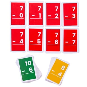 Bigjigs Toys Flash Cards - Subtraction 1-10 - Picture 1 of 1