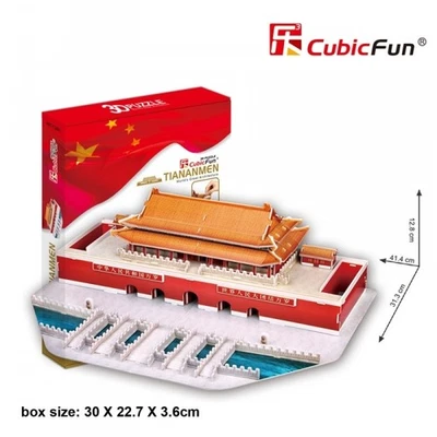Puzzle 3D TIANANMEN PECHINO CubicFun - Immagine 1 di 4