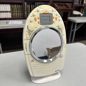 CURTIS Systems Shower CD Clock AM/FM Radio With Digital LCD Display & Mirror NOS - Picture 1 of 22
