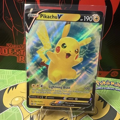 Pikachu V SWSH198 SWSH: Sword & Shield Promo Cards Holo - Image 1 of 2