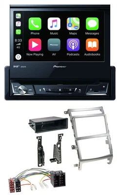 Pioneer DVD Bluetooth DAB USB MP3 Autoradio für Hyundai ix55 (2009-2012) silber - Bild 1 von 4