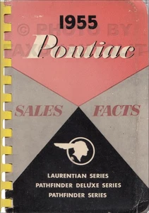 1955 Pontiac Facts Book Original -Canadian Dealer Album Data Options Accessories - Bild 1 von 5