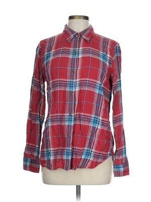 Camisa roja de manga larga con botones American Living para mujer L Foto 1 de 4