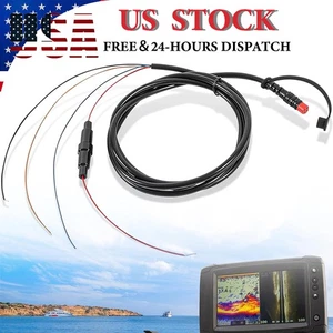010-12199-04 Power Cable 4-Pin Replaces for Garmin Striker Echo,Plus,Vivid - Picture 1 of 9