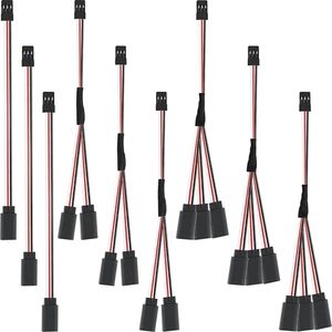 9 Piezas Conector Y 3 Pin Enchufe Divisores Servo Extensión Macho a Hembra Servo E - Imagen 1 de 12