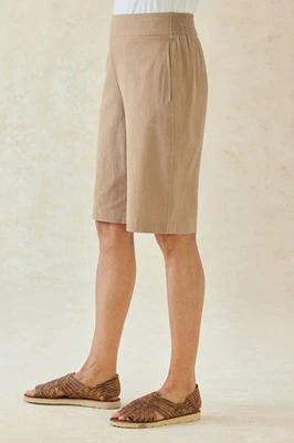 Bermudas Coldwater Creek Latte Verano Ligeras Informales Día Para Mujer 18W Nuevas con Etiquetas Foto 1 de 3
