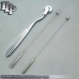 Dos piezas Bakes Rosebud Sounds 12 mm y 13 mm molinete DS-1534 - Imagen 1 de 4