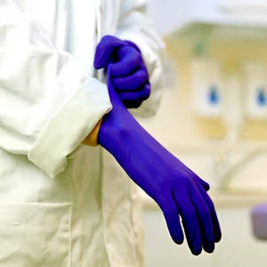 100 Blue/Indigo Nitrile Exam Gloves 4mil Latex-Free Powder-Free Medical - Picture 1 of 47