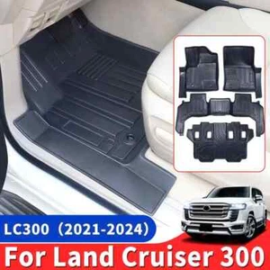 For Toyota Land Cruiser 300 LC300 2021-2025 Car Mats Waterproof Carpet Foot Mat - Picture 1 of 9