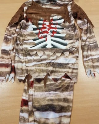 Children's Zombie Fancy Dress Costume Halloween  Aged 11-13 - Image 1 of 3