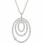 Buy Authentic Circle Diamond Pendant Necklace With .86 TCW on 18k White Gold