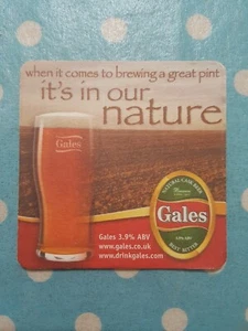 Alfombra de cerveza Gales amarga cervecería retirada nuevo pub coleccionable hombre bar cueva - Imagen 1 de 2