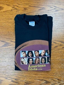 American Idols Live! 2006 Camiseta Tour Negra Gráfica Talla S Chris Daughtry - Imagen 1 de 9
