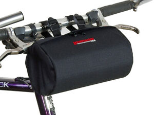 Bushwhacker Cody Black - Bicycle Handlebar & Seat Bag Cycling Pack Bike Cylinder