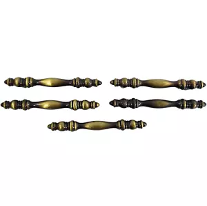 Paquete de 5 cajones de gabinete tirador Amerock BP149-AE antiguo inglés 3" columnata OC NUEVO EN STOCK - Imagen 1 de 5