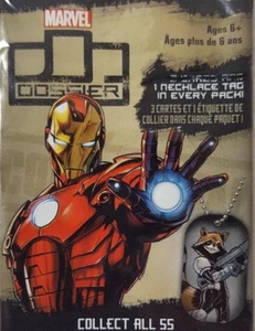2015 Upper Deck Marvel Dossier CHARACTER DOG TAGS Singles IRON MAN - Spider-Man  - Picture 1 of 56