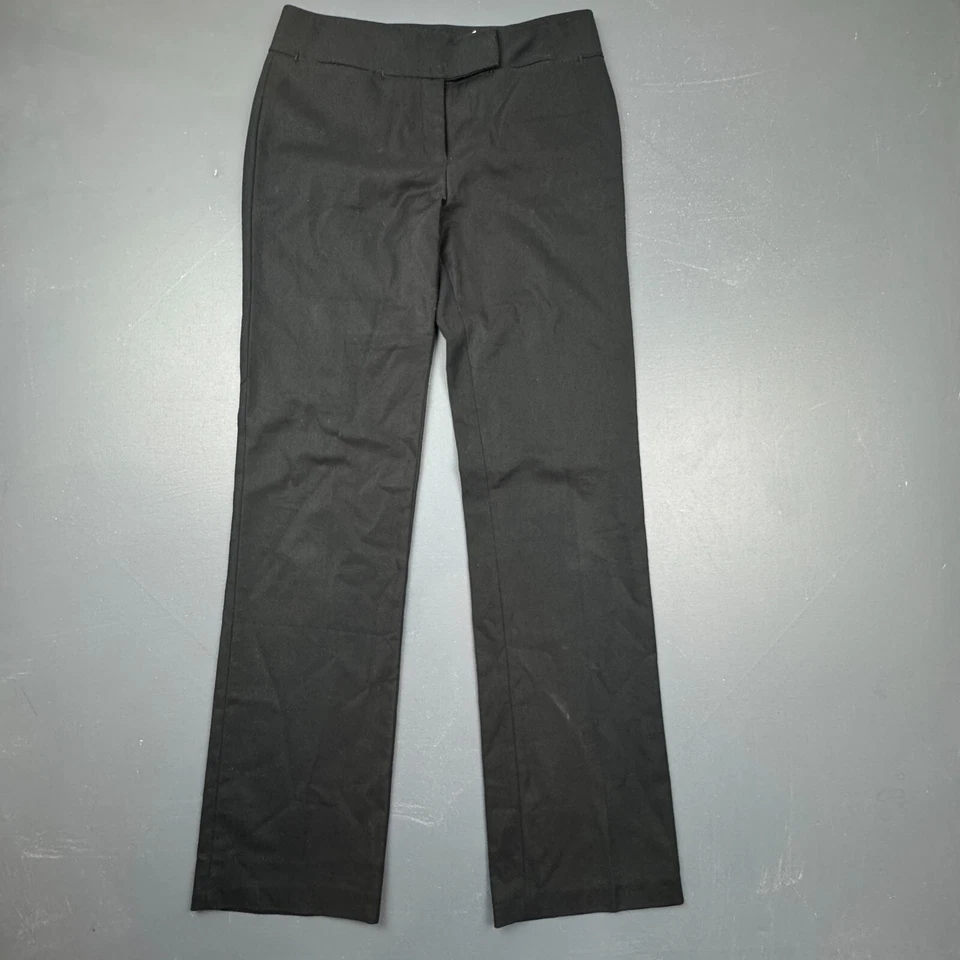 Max Studio Women's Dress Pants 6 Black Straight Leg Career Work Office Trousers - Image 1 of 4