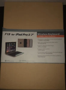 New Sealed Note Kee F19 Bluetooth Wireless Keyboard for iPad Pro 9.7" Black - Picture 1 of 10