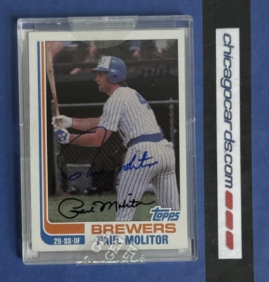 Paul Molitor 2004 Topps Original Signatures Encased Hard Signed Auto 'ed 27/32 - Image 1 of 4