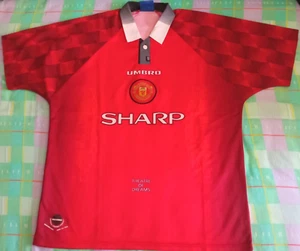 Camiseta Trikot Shirt MANCHESTER UNITED Umbro Size XL Year 1996 Vintage - Imagen 1 de 10