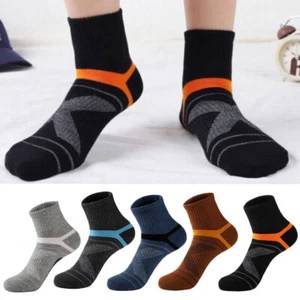 Compression Socks Cotton Cushioned Crew Ankle Running Support Men Women Spor ` - Picture 1 of 17