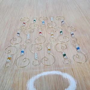 Swarovski Kristall Ornament Verstärker verzierte goldene Haken (17) bitte lesen. - Bild 1 von 17