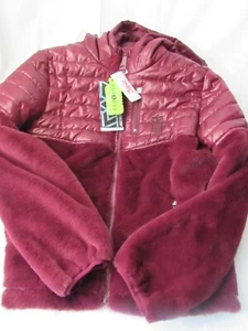 Justice Transition Jacket Burgandy Girls 12 New with Tags - Picture 1 of 7