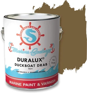 Camouflage Paint - Duckboat Drab, 1 Gallon, Camouflage Marine Paint for Boats, A - Picture 1 of 1